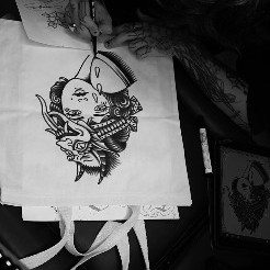 Desenho de flash em papel